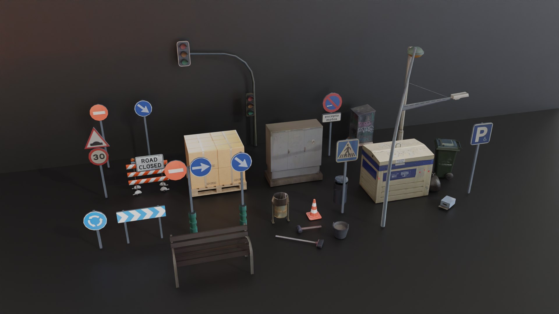 Street Elements 3D model https://p.turbosquid.com/ts-thumb/xt/r0ghZk/SY/pic1/png/1708475387/1920x1080/fit_q87/691f2306694907abfae7f0d98c7eb7b2f9117cbb/pic1.jpg