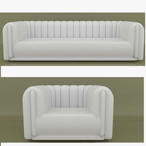 sofa and armchair