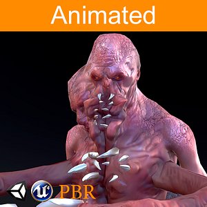character parazite spider model