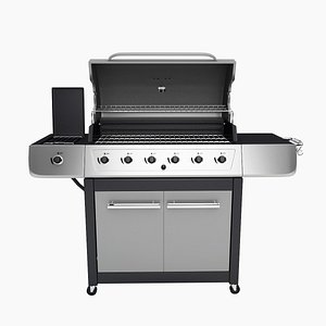 Gas Grill with Side Burner