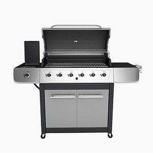 Gas Grill with Side Burner