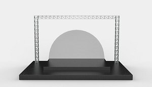 3D Stage entrance 3D model model
