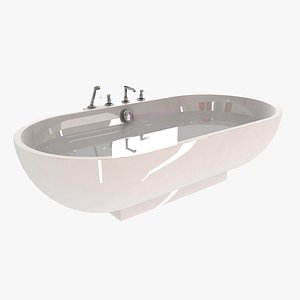 modern bath burgbad crono 3d model