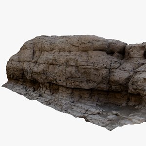 Riverbed Canyon Cliff Scan 05 model