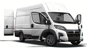 3D Vauxhall Movano e Van L4H3 HQ Interior 2025