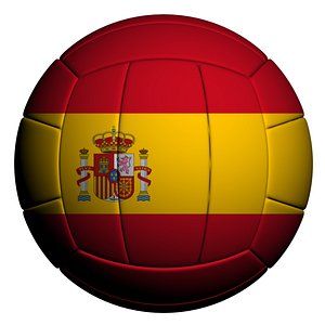 3D volleyball ball
