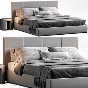 Rh Modena Bed - Restoration Hardware 3D