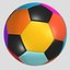 Soccer Ball Colorful
