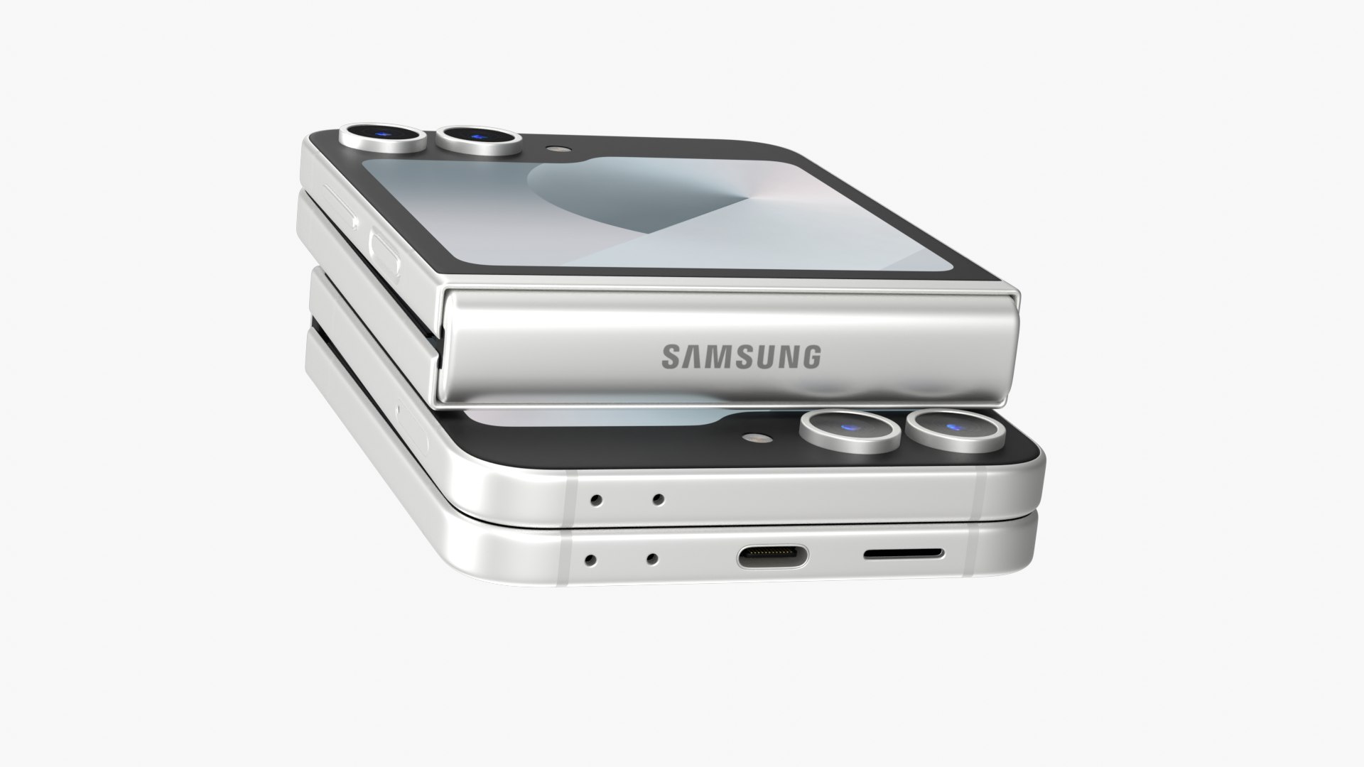 Samsung Galaxy Z Flip 6 White model https://p.turbosquid.com/ts-thumb/xu/GYEe05/OX/preview0006/png/1721335185/1920x1080/fit_q87/d92d6081f06033755c9130cdf126fac86a9af72a/preview0006.jpg