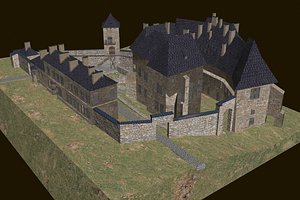 3D model saltworks castle wieliczka cracow