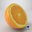 Половина апельсина - 3D-сканирование