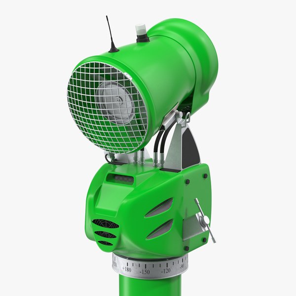 3D model green snow gun