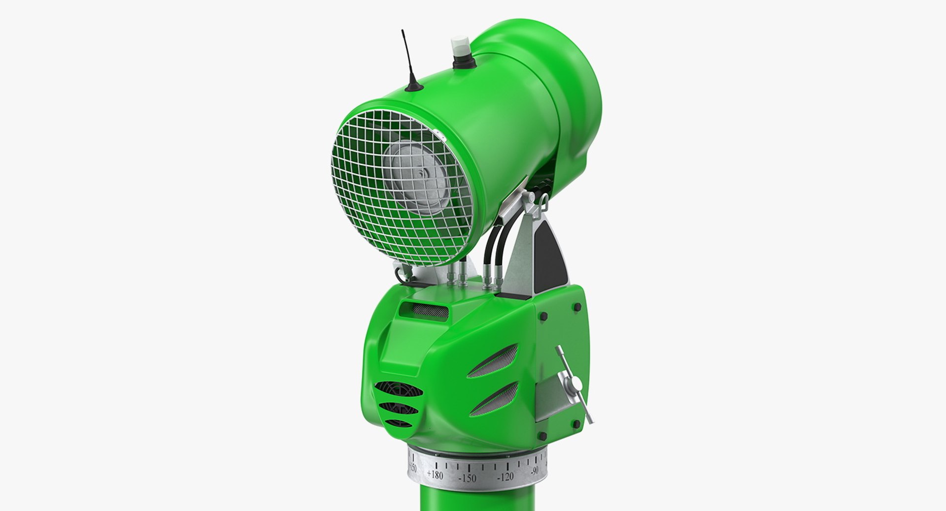 3D model green snow gun TurboSquid 1415759