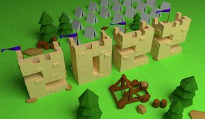 Isometric Castle in shape of 2022 model