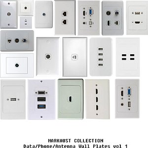 3D model wall antenna inputs