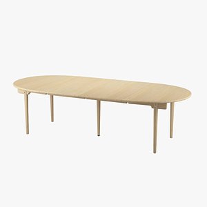 CH337 Dining Table Extended - Hans J Wegner