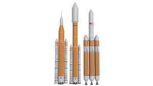 NASA Space Rockets model