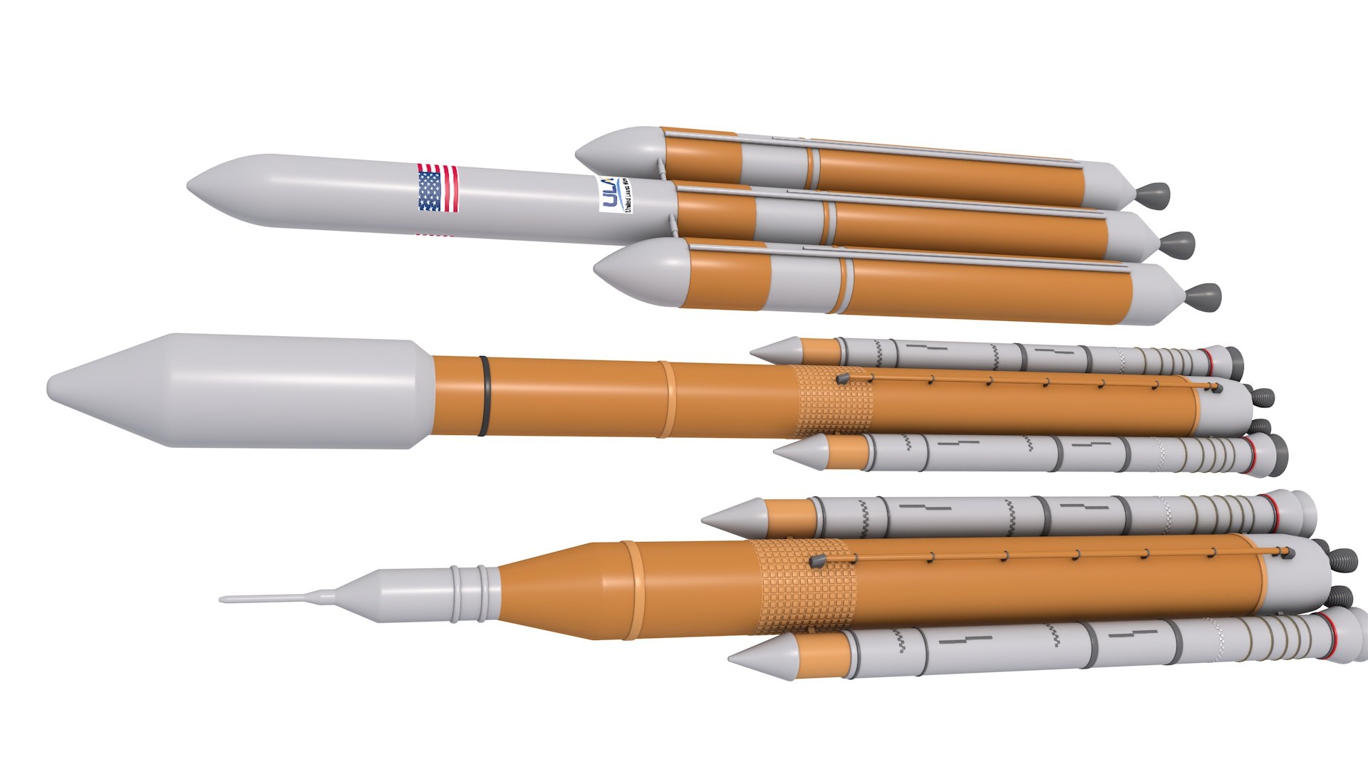 NASA Space Rockets Model - TurboSquid 2252907