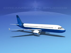 a320 airbus 3d model