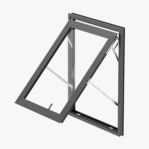 3D model door aluminium