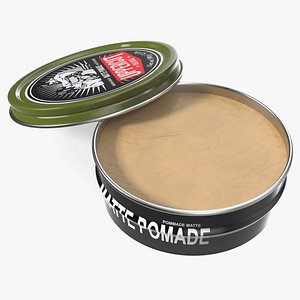 Uppercut Deluxe Styling Pomade Open Tin 3D model