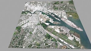 Cityscape Belfast Ireland 3D model