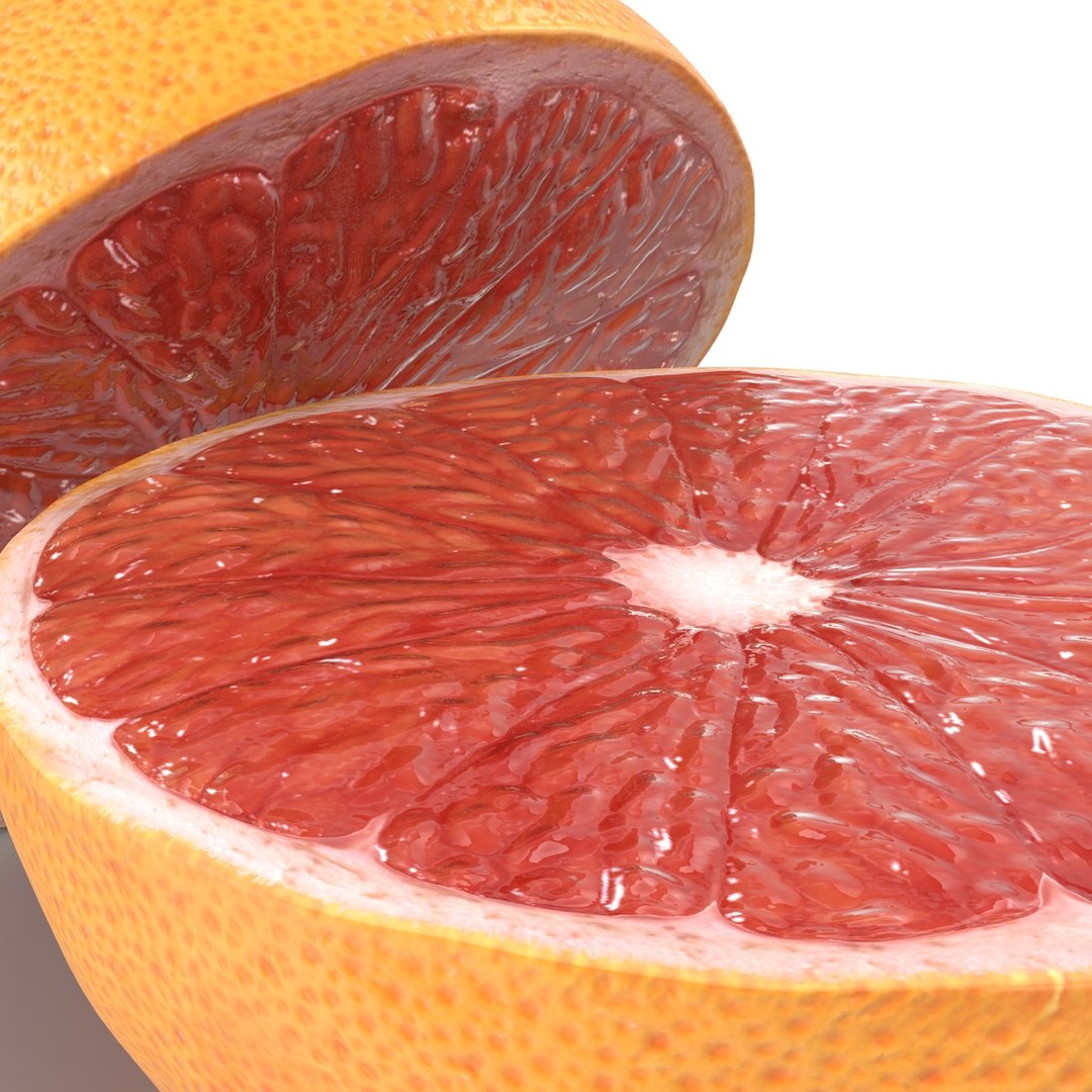 c4d grapefruit cross section 2
