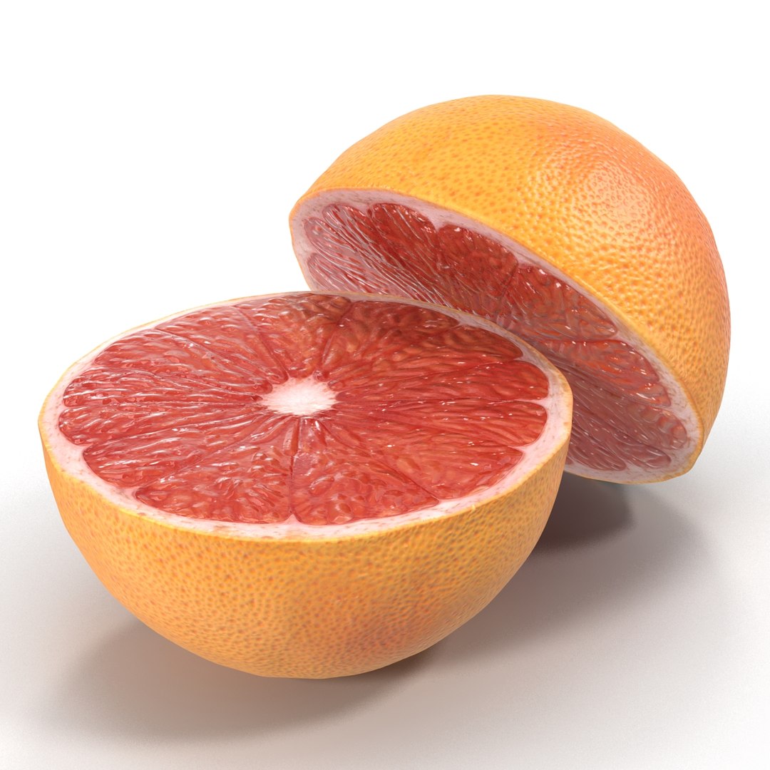 Grapefruit Cross Section 2 3D model preview