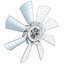 3D model engine cooling fan