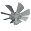 3D model engine cooling fan