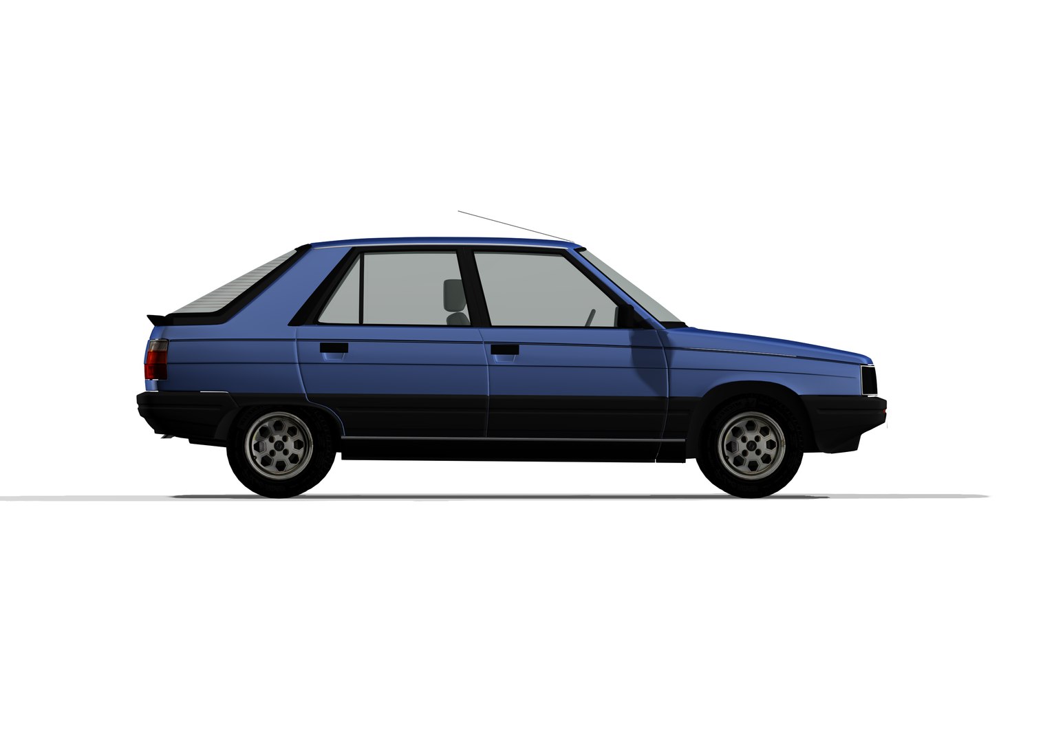 Renault 11 Electronic model - TurboSquid 2140719