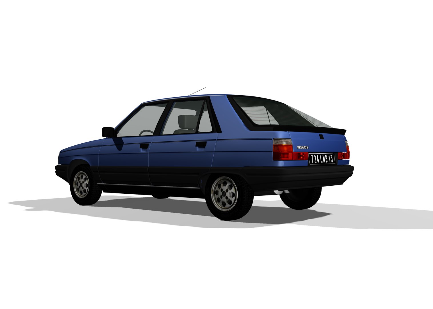 Renault 11 Electronic Model - Turbosquid 2140719