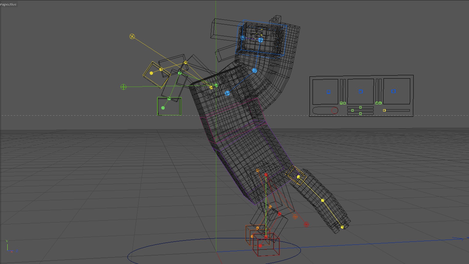 Cinema4d Minecraft Rig