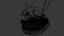 Ramen Noodle Bowl Detailed 3D Food Model