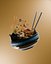 Ramen Noodle Bowl Detailed 3D Food Model