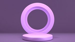 Display Podium Grape 3D model