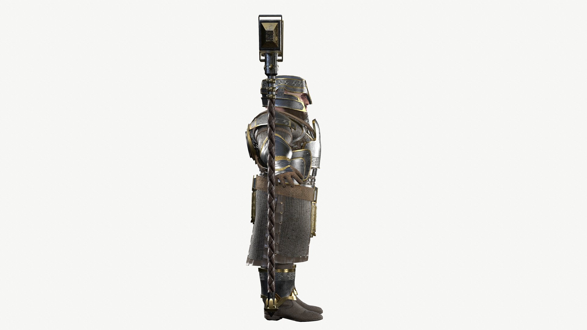 3D Dwarf Warrior Character Model - TurboSquid 1673616