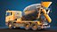 3D Heavy Construction Machinery Collection 5 in 1 vol 3 PBR