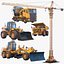 3D Heavy Construction Machinery Collection 5 in 1 vol 3 PBR