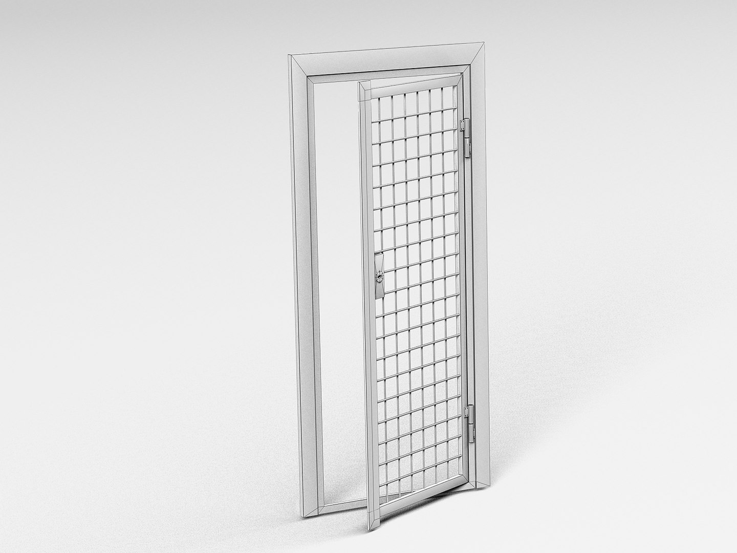 Old Prison Door model - TurboSquid 1957620