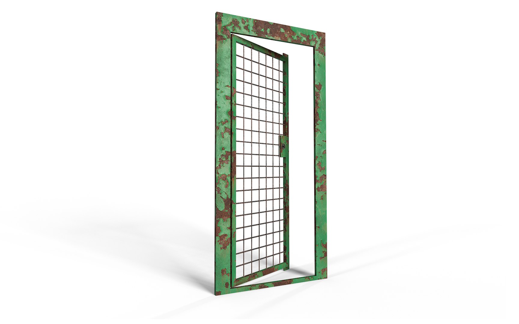 Old Prison Door model - TurboSquid 1957620
