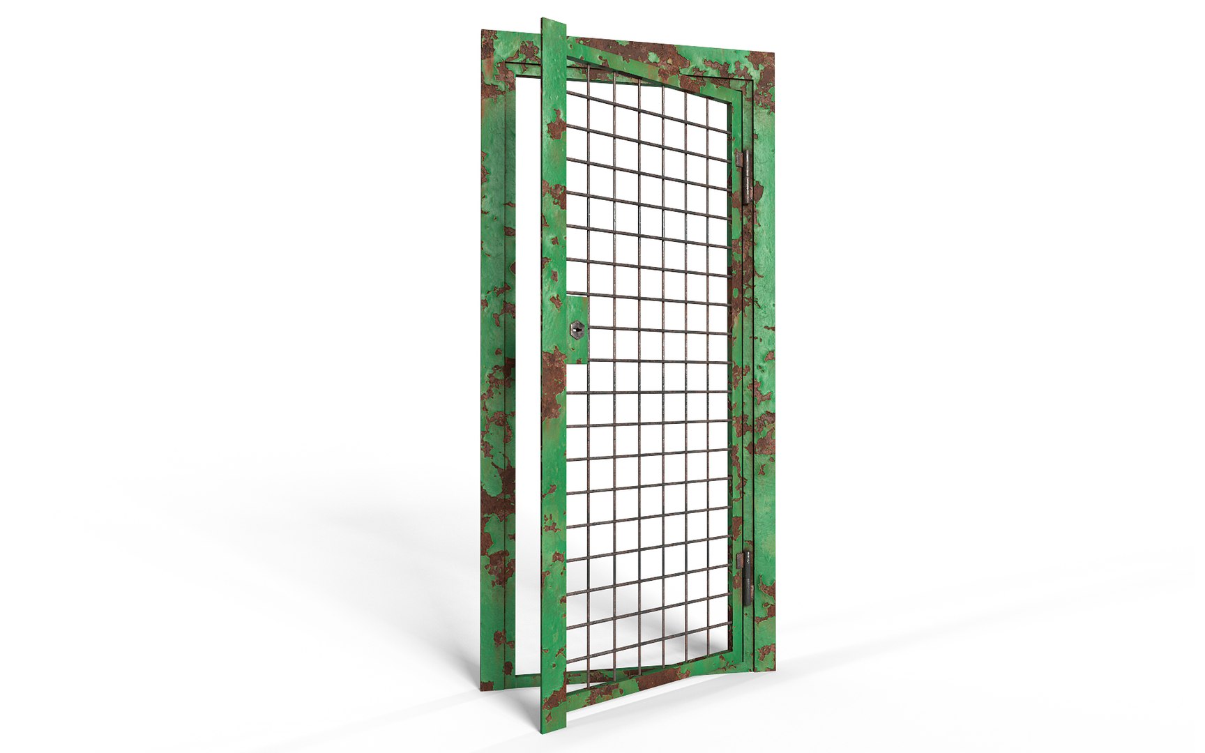 Old Prison Door model - TurboSquid 1957620