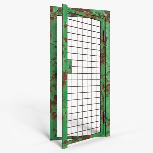 Old Prison Door model - TurboSquid 1957620
