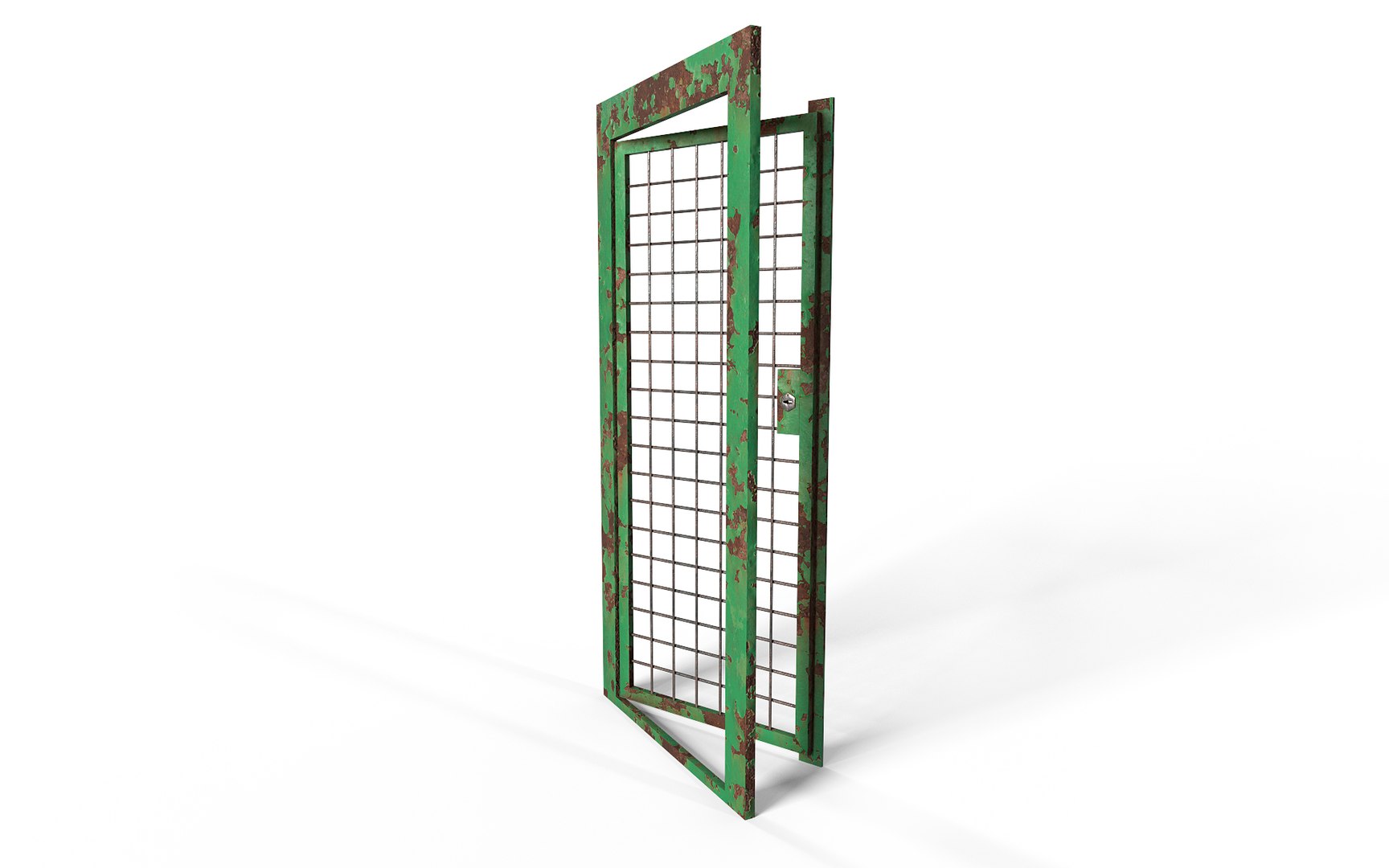 Old Prison Door model - TurboSquid 1957620