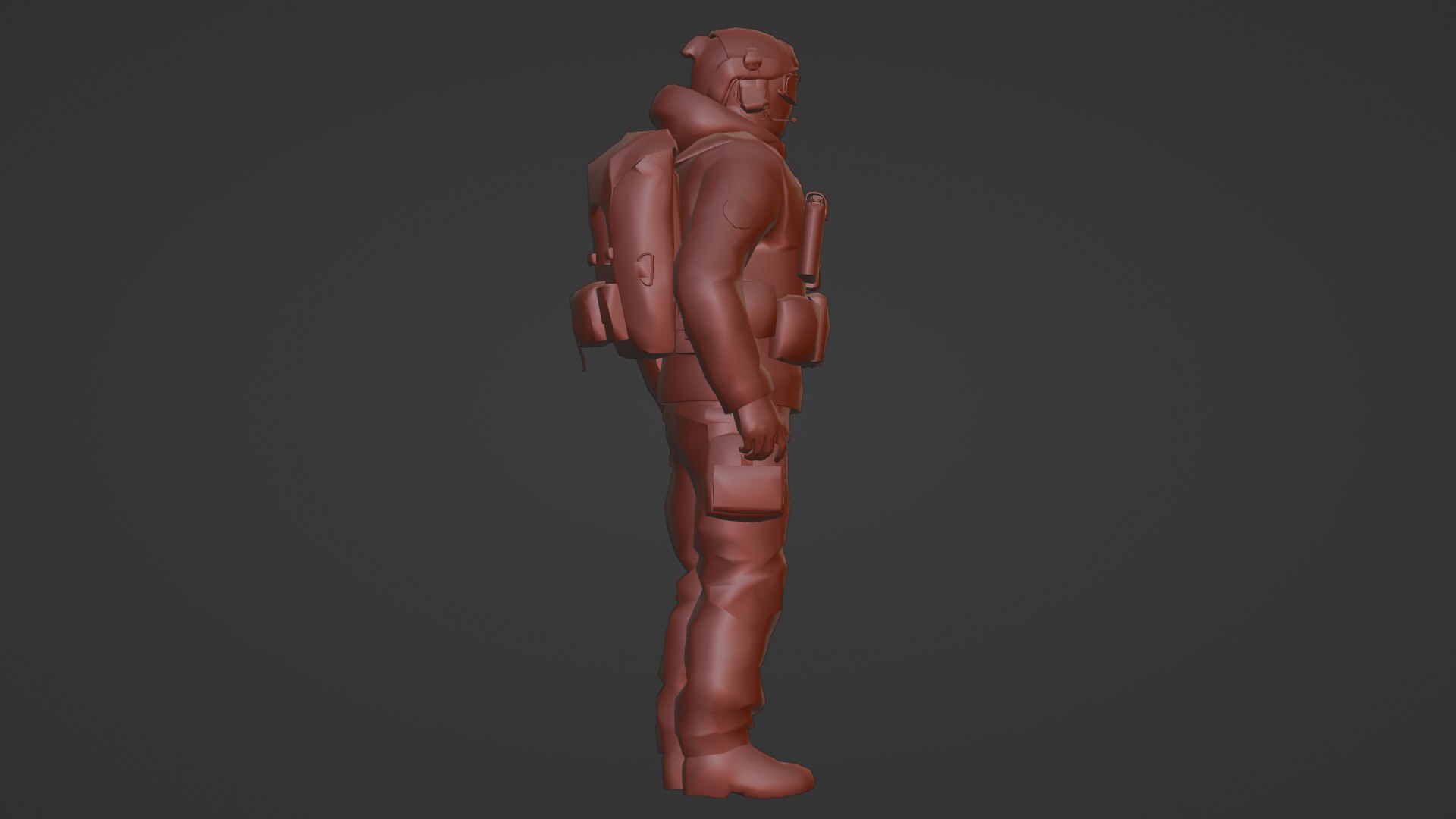 Tactical Special Forces Operator Realistic 3D Model Rigged 3D Model ...