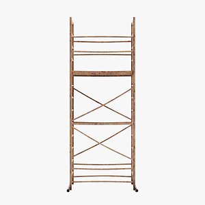 old scaffolding 3D model
