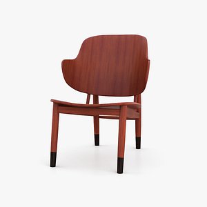 Christensen and Larsen Kofod Larsen Chair 3D