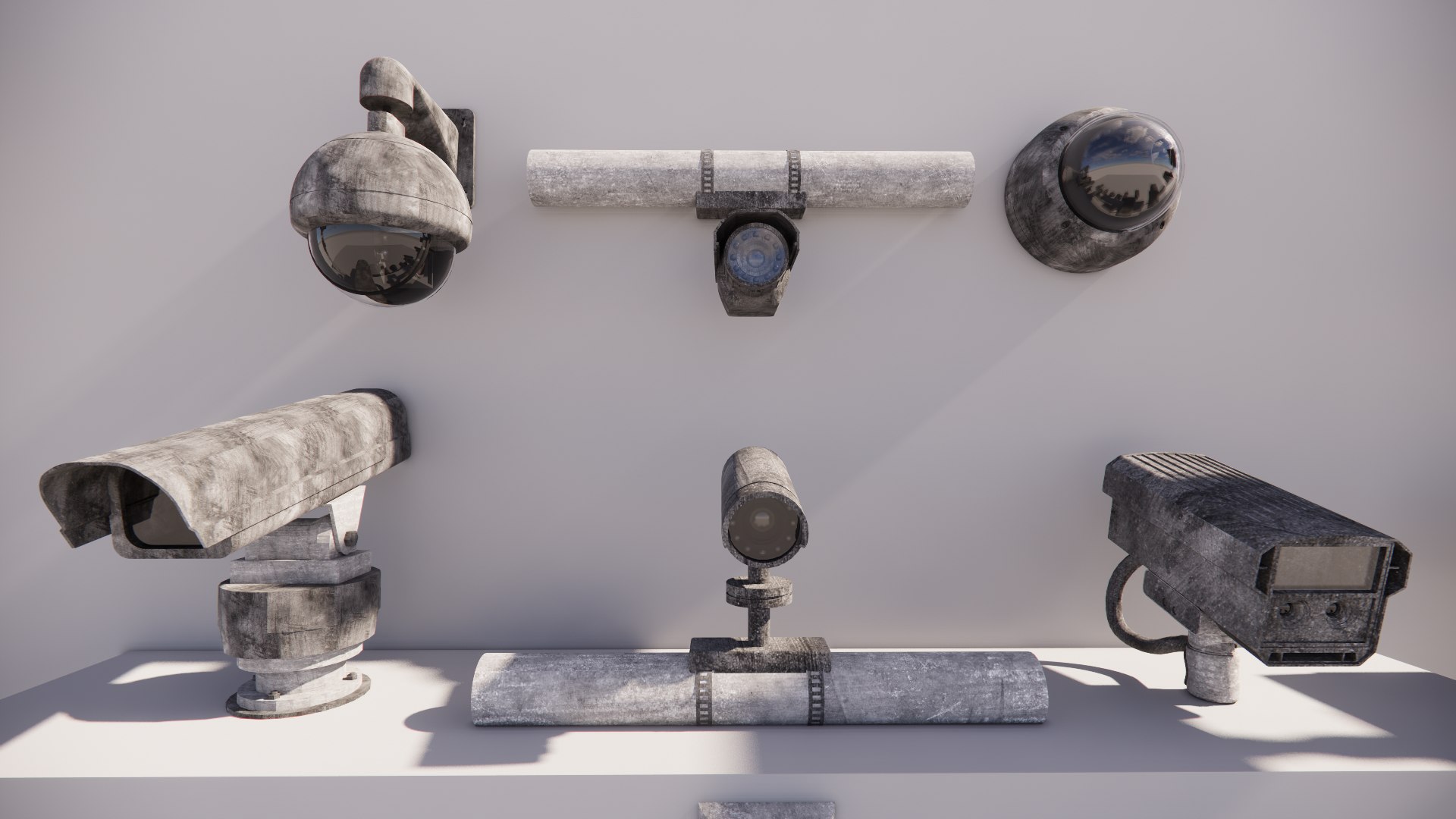3D Security Cameras-A8 - TurboSquid 2223439