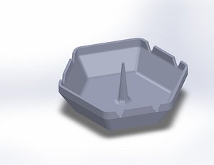 Ashtray with debowler