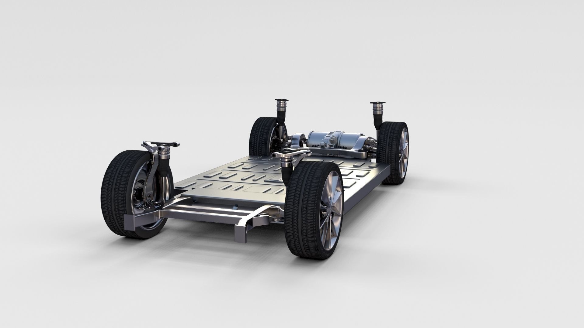 Tesla S Interior Modeled Obj